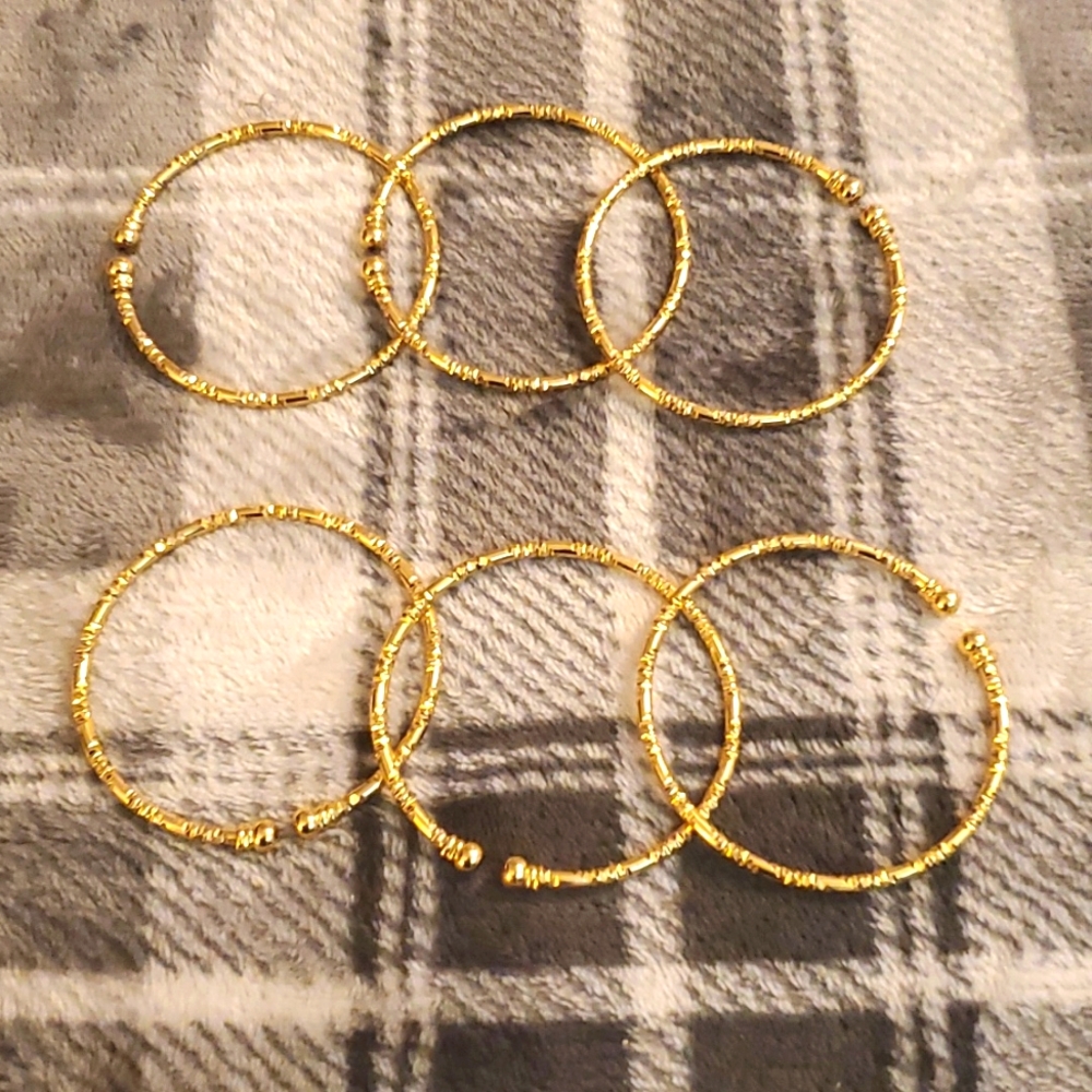 Opened Bangles, Set of 6